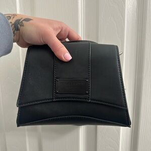 Kendall & Kylie Black Leather Crossbody